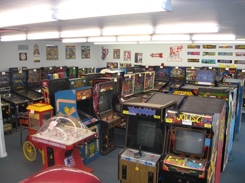 arcade game show room
